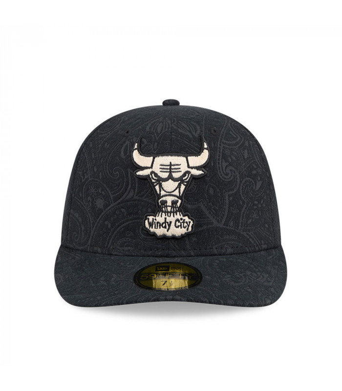 Gorra 59Fifty NBA Chicago Bulls Brushed Cotton Negro