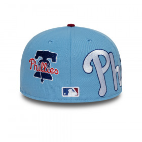Gorra 59Fifty NBA Philadelphia Phillies MLB Multi Logo Celeste