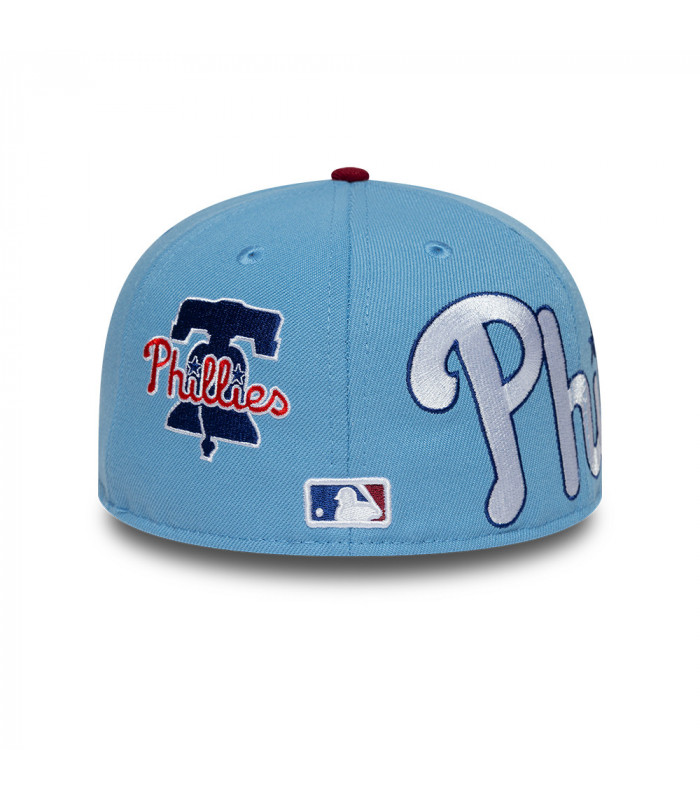 Gorra 59Fifty NBA Philadelphia Phillies MLB Multi Logo Celeste