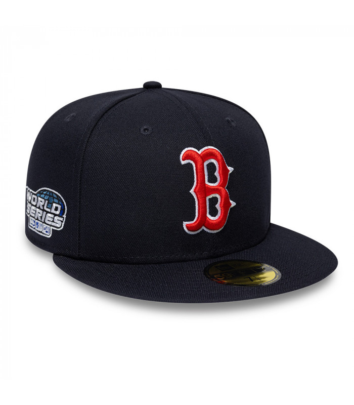 Gorra 59Fifty MLB Boston Red Sox Side Patch Azul Marino