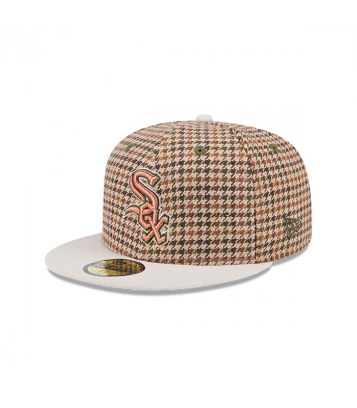 Gorra 59Fifty Chicago White Sox MLB Houndstooh Open Brown