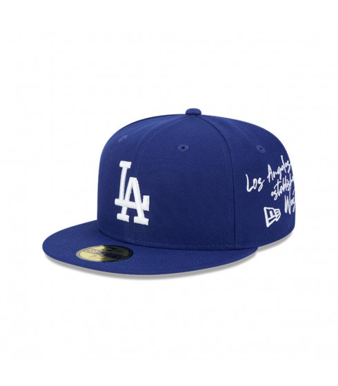 Gorra 59Fifty Los Angeles Dodgers MBL Team Verbiage Dk Blue
