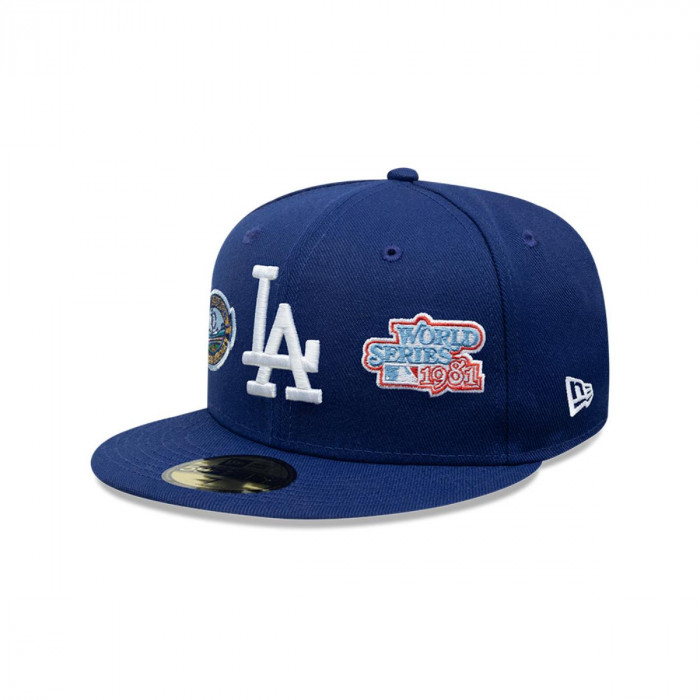 Gorra 59Fifty Los Angeles Dodgers MLB Many Patch Negro