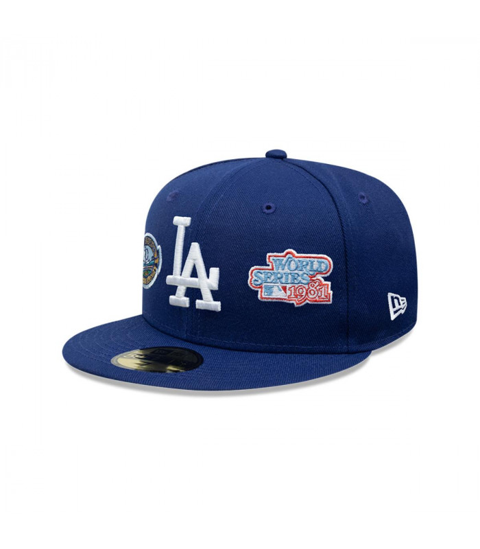 Gorra 59Fifty Los Angeles Dodgers MLB Many Patch Negro