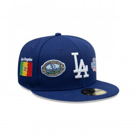 Gorra 59Fifty Los Angeles Dodgers MLB Many Patch Negro