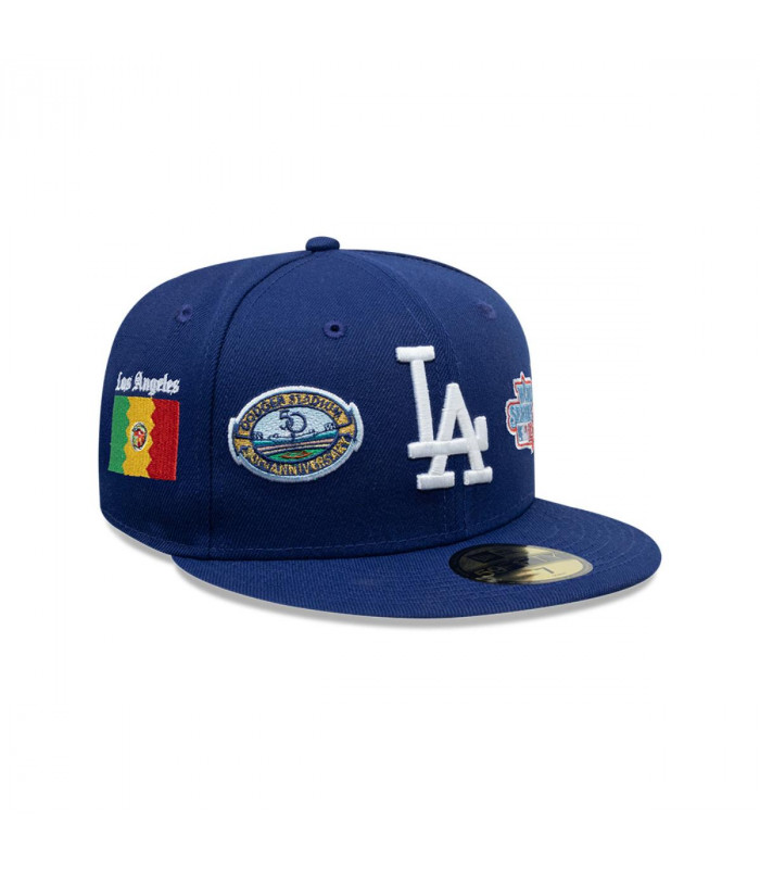 Gorra 59Fifty Los Angeles Dodgers MLB Many Patch Negro