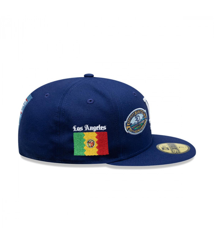 Gorra 59Fifty Los Angeles Dodgers MLB Many Patch Negro
