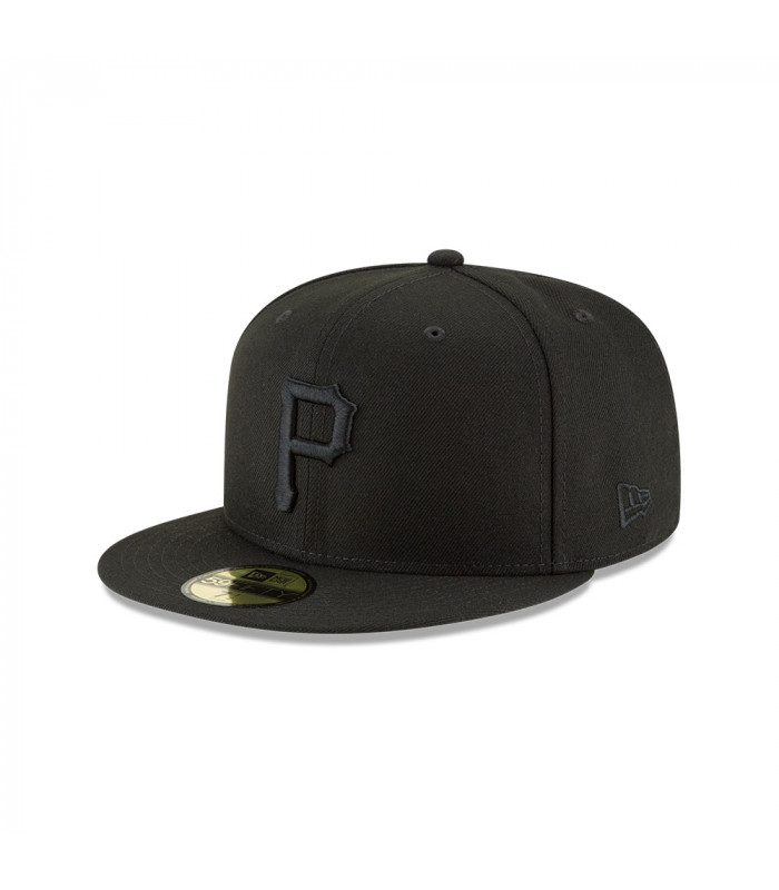 Gorra 59Fifty MLB Pittsburgh Pirates Basic Blkblk Fit Negro