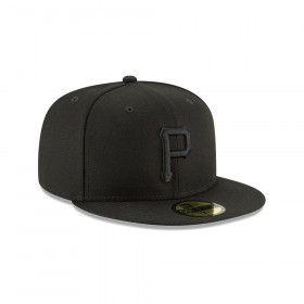 Gorra 59Fifty MLB Pittsburgh Pirates Basic Blkblk Fit Negro
