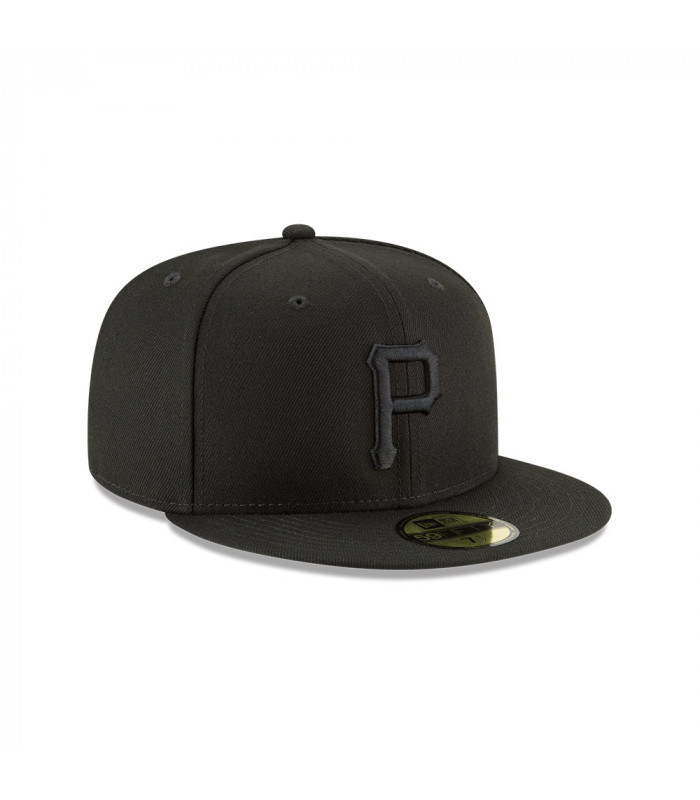 Gorra 59Fifty MLB Pittsburgh Pirates Basic Blkblk Fit Negro