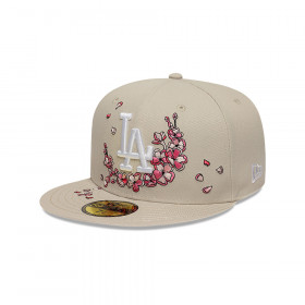 Gorra 59Fifty MLB Los Angeles Dodgers Cherry Blossom Beige