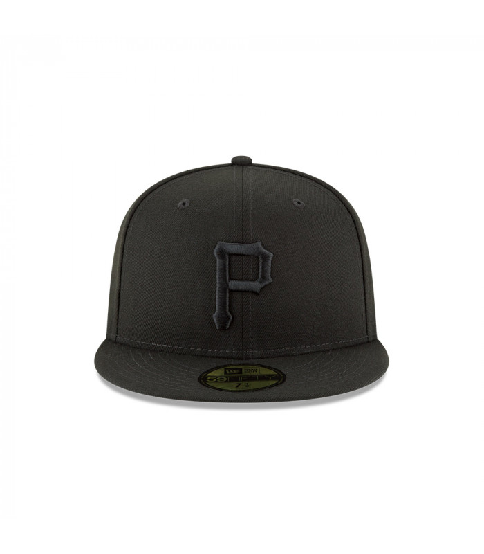 Gorra 59Fifty MLB Pittsburgh Pirates Basic Blkblk Fit Negro
