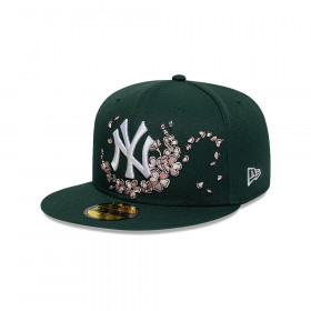 Gorra 59Fifty MLB New York Yankees Cherry Blossom Verde