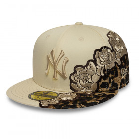 Gorra 59Fifty MLB New York Yankees Floral Pack Beige