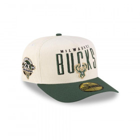 Gorra 59Fifty NBA Milwaukee Bucks NBA Past Verde