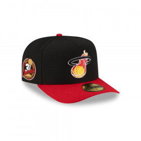 Gorra 59Fifty NBA Miami Heat NBA Past Negro