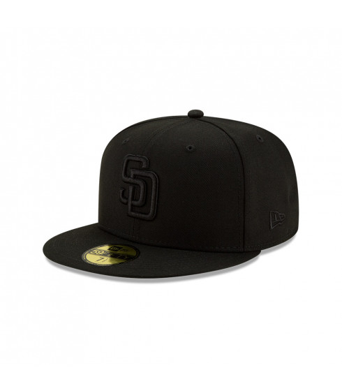 Gorra 59Fifty MLB San Diego Padres Basic Blkblk Fit Negro