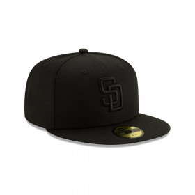 Gorra 59Fifty MLB San Diego Padres Basic Blkblk Fit Negro