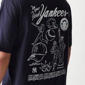 Polera MLB New York Yankees Heritage Azul M.