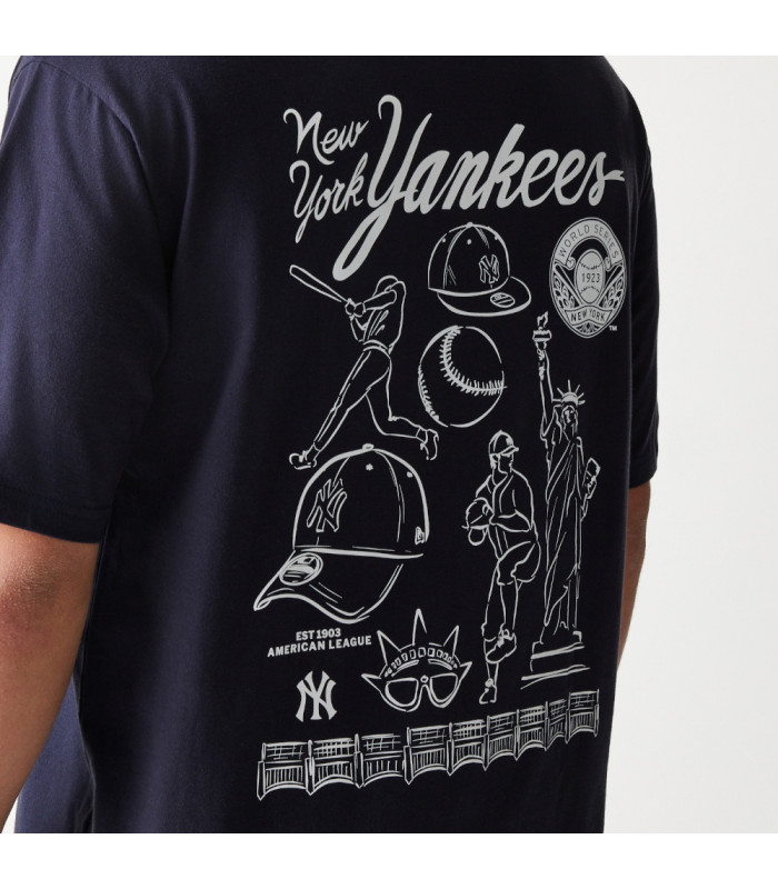 Polera MLB New York Yankees Heritage Azul M.