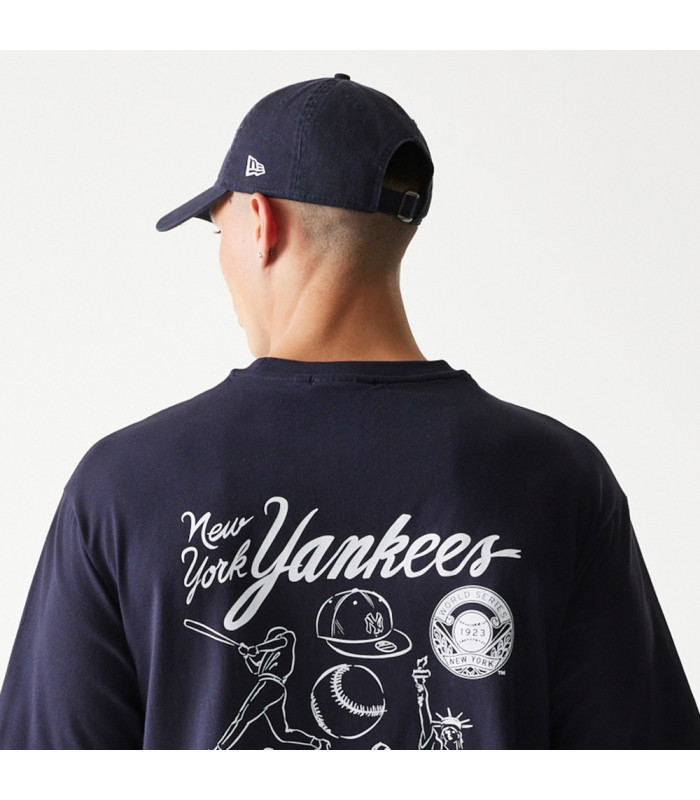 Polera MLB New York Yankees Heritage Azul M.