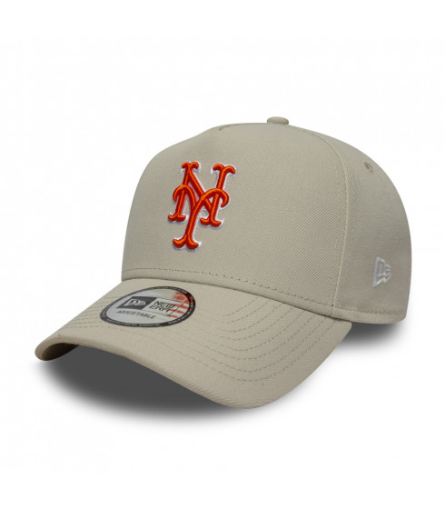 Gorra 9Forty MLB New York Mets Outline Script Beige