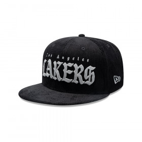 Gorra 9Fifty NBA Los Angeles Lakers Old English Negro