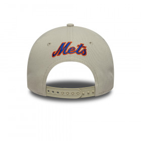 Gorra 9Forty MLB New York Mets Outline Script Beige