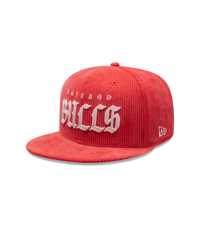 Gorra 9Fifty NBA Chicago Bulls Old English Rojo