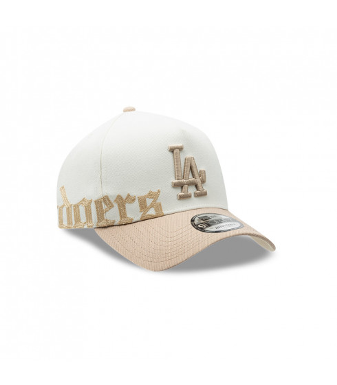 Gorra 9Forty MLB Los Angeles Dodgers Gothic Script Blanco