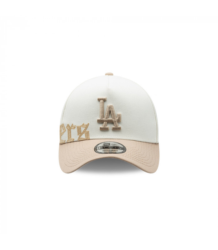 Gorra 9Forty MLB Los Angeles Dodgers Gothic Script Blanco