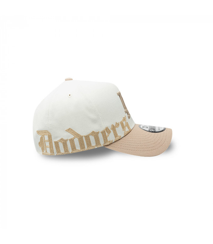 Gorra 9Forty MLB Los Angeles Dodgers Gothic Script Blanco