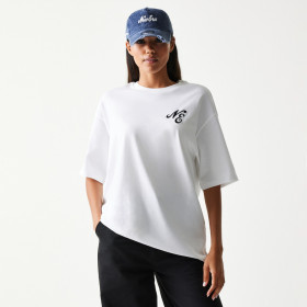 Polera New Era Floral Graphic Blanco