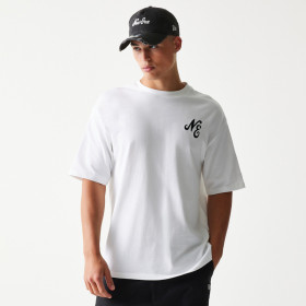 Polera New Era Floral Graphic Blanco