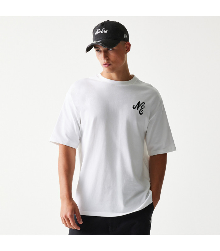 Polera New Era Floral Graphic Blanco