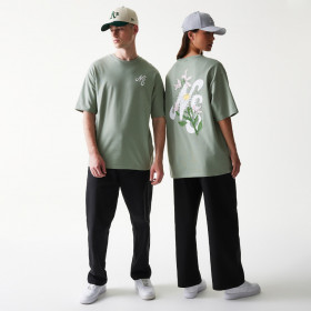 Polera New Era Floral Graphic Verde