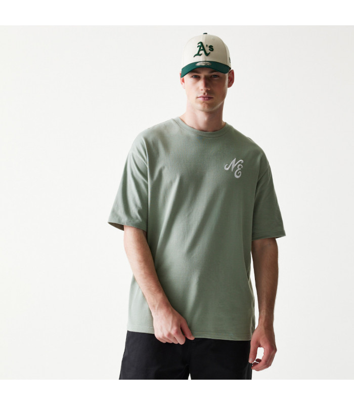 Polera New Era Floral Graphic Verde