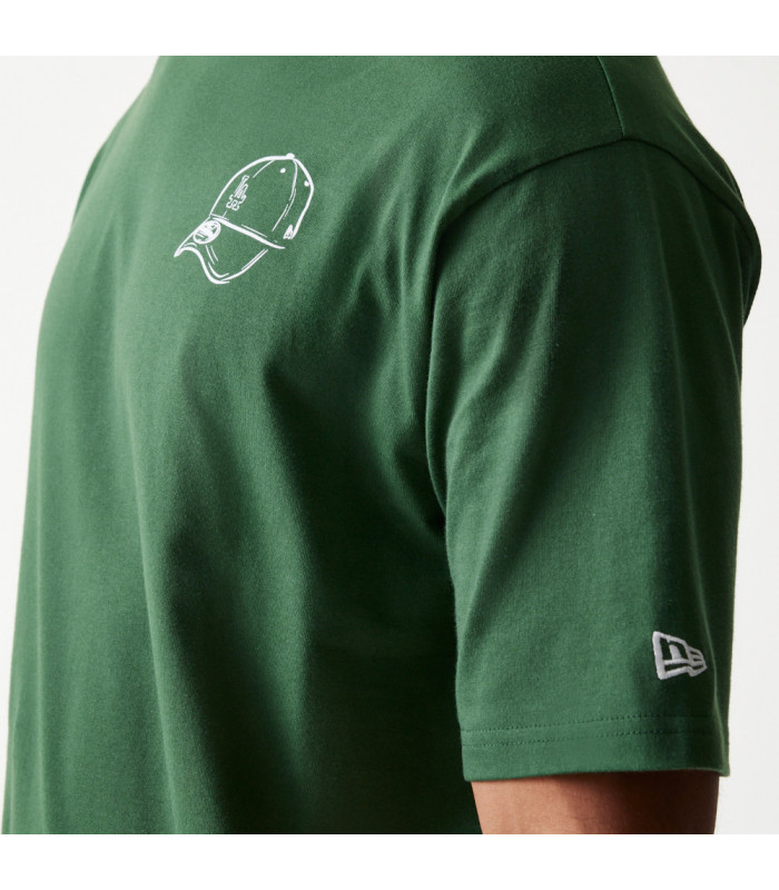 Polera MLB Los Angeles Dodgers Heritage Verde