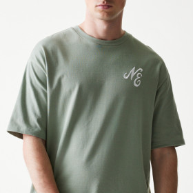Polera New Era Floral Graphic Verde