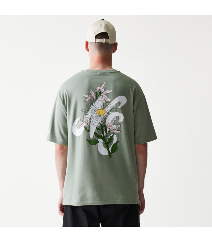 Polera New Era Floral Graphic Verde