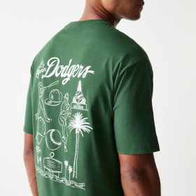 Polera MLB Los Angeles Dodgers Heritage Verde