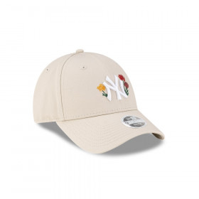Gorra 9Forty MLB New York Yankees Floral Icon Beige