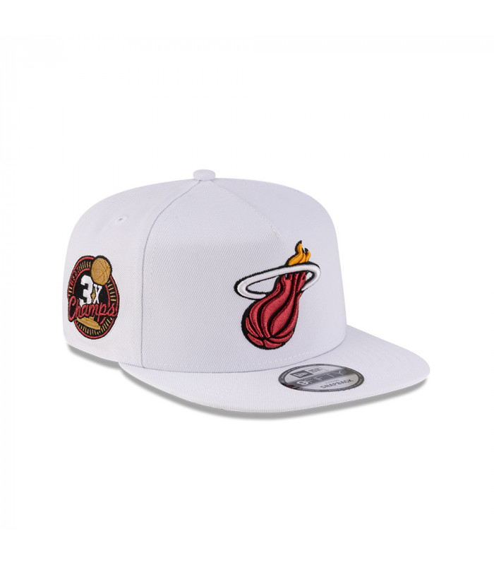 Gorra 9Fifty NBA Miami Heat Champs Blanco