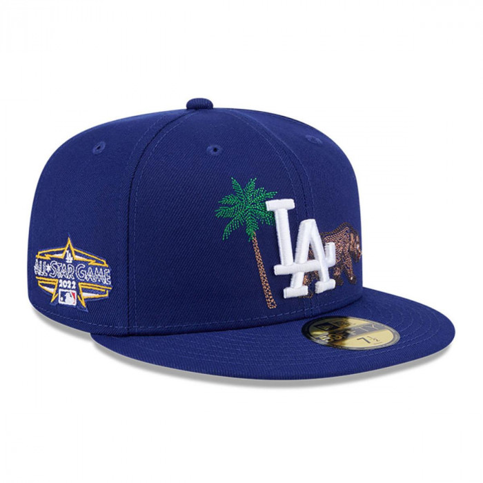 Gorra 59Fifty Los Angeles Dodgers MLB State Stitch Azul