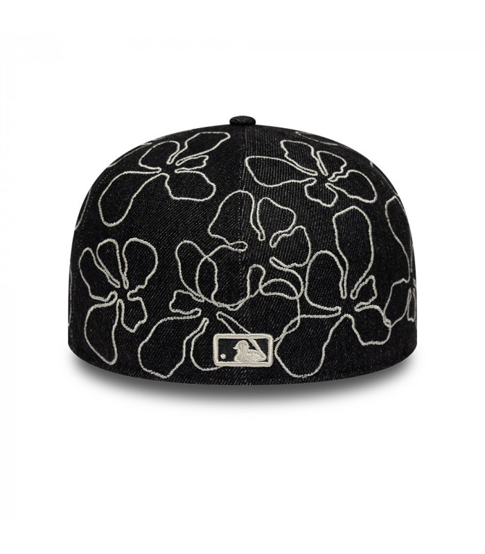Gorra 59Fifty MLB Chicago White Sox Floral Denim Negro