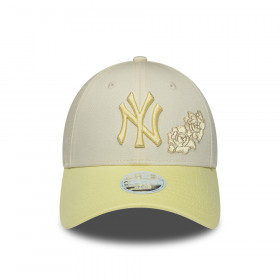 Gorra 9Forty MLB New York Yankees Floral Pack Beige