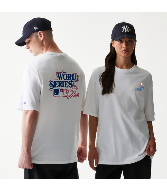 Polera MLB Los Angeles Dodgers World Series Blanco