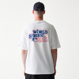 Polera MLB Los Angeles Dodgers World Series Blanco