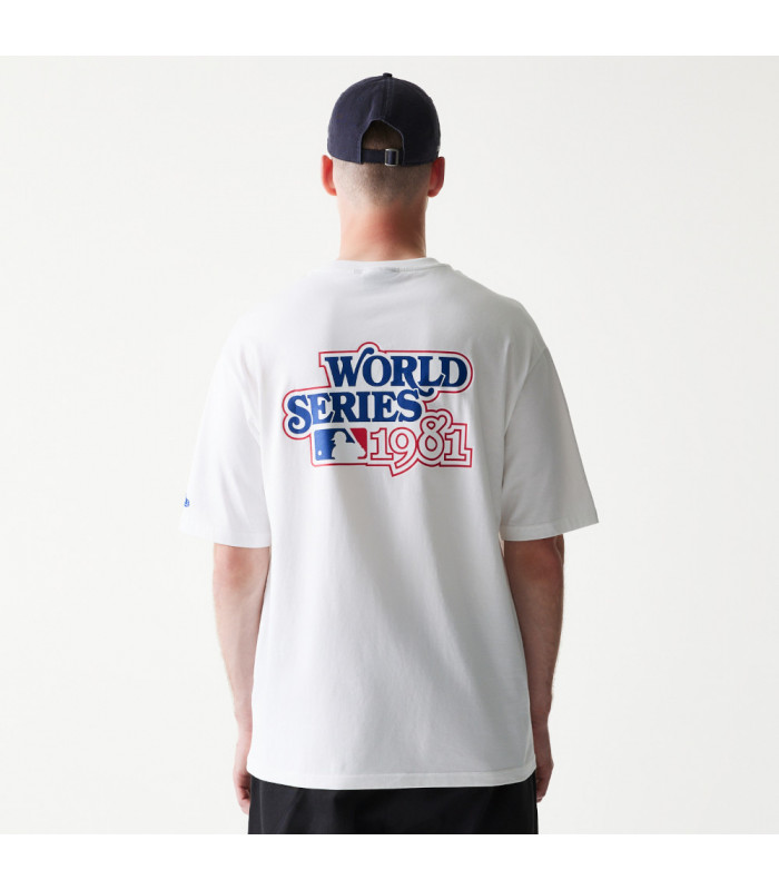 Polera MLB Los Angeles Dodgers World Series Blanco