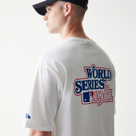 Polera MLB Los Angeles Dodgers World Series Blanco